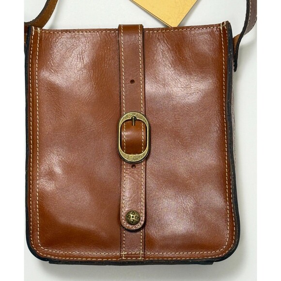 Patricia Nash Leather Crossbody Bag NWT Heritage Venezia‎ Brown Purse Boho - Picture 2 of 11